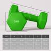 2 X 1kg, 2 X 2kg, 2 X 3kg Dumbbells Set with Dumbbell Rack, Hand Weights for Home Gym Training