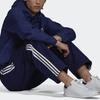 Adidas Originals Trefoil Logo Striped Elastic Waist Straight Cargo Knit Sweatpants Autumn Men Bottoms Blue H09119