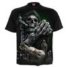Death God Skull 3D Printed Men's Casual Round Neck Short Sleeved T-shirt
