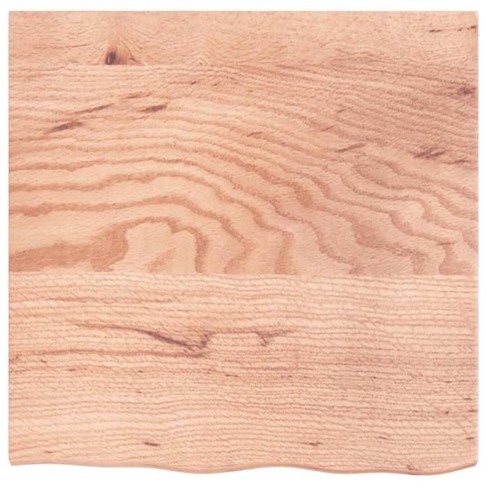 VidaXL Light Brown Bathroom Countertop 60x60x2 Cm Treated Wood 3156110