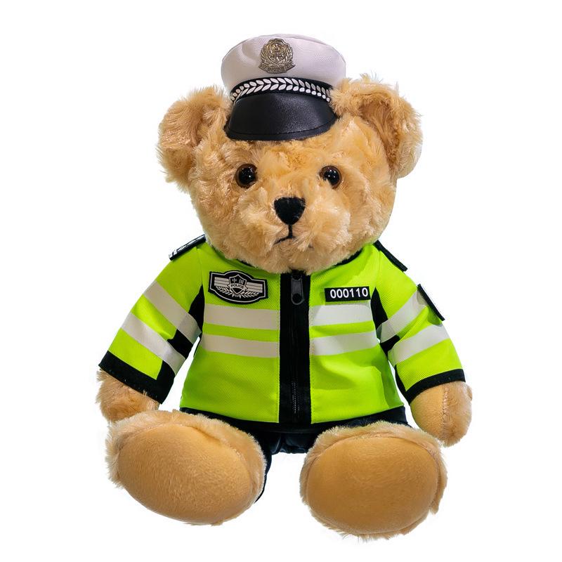 Police and Firefighter Teddy Bear Plush Toy - Gift for Kids