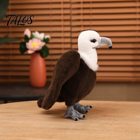 Detaillierter Weißkopfseeadler Sammlerstück Realistisches Plüschtier, Stofftier mit faltbaren Flügeln als Displaystück, Lebensechter Vogel Plüschtier für Heimdekoration