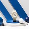CASIO DIGITAL series 200 meters waterproof alarm clock stopwatch Quartz resin strap women's watch white dial GMA-P2100BA-7AJF