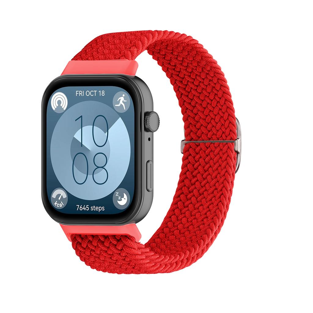 Armband für Huawei Watch Fit 3 4 pro Zubehör Verstellbares Sport Ersatz-Armband Geflochtenes Solo Loop Armband huawei fit3 4 Band