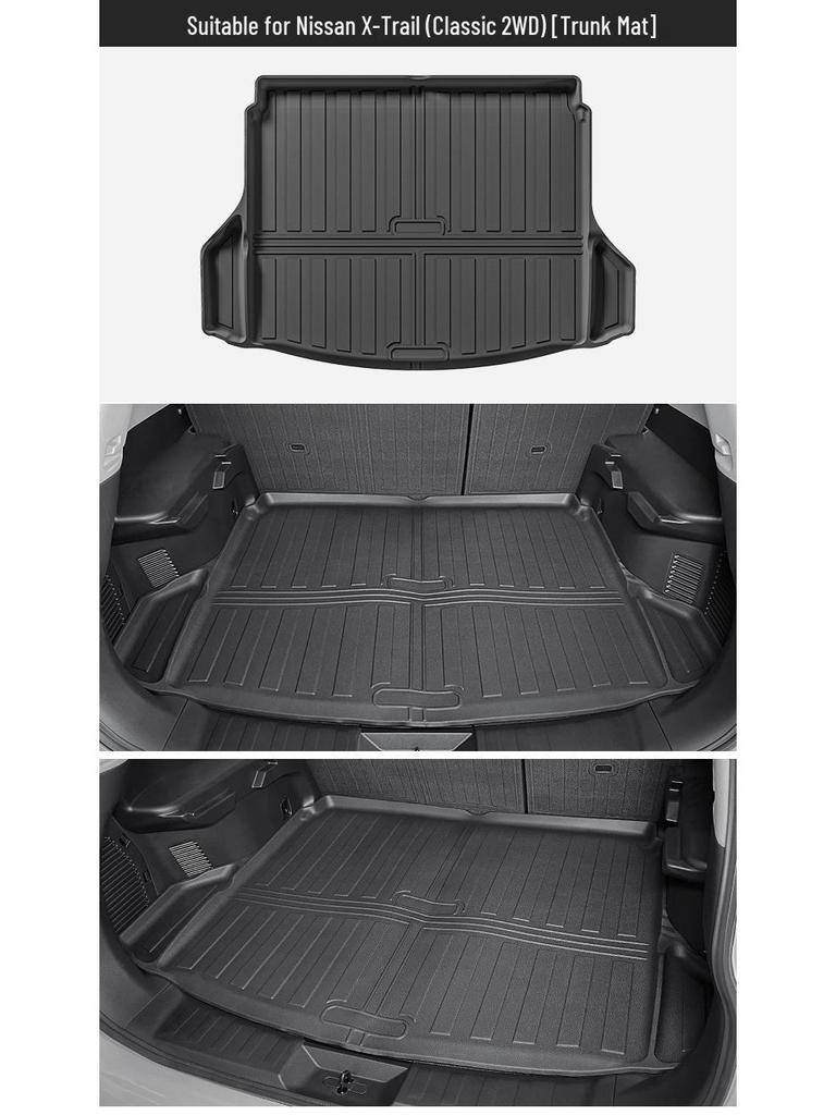 Nissan X-Trail 2WD (2021-2023) TPE Floor Mats & Trunk Liner
