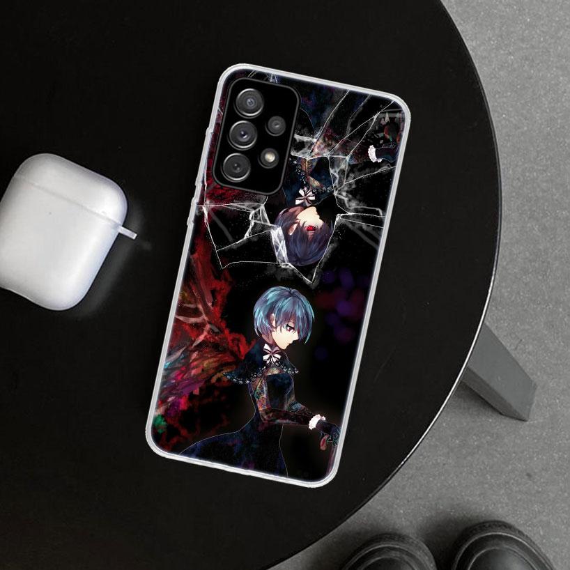 Ghoul Tokyo Touka Kirishima Phone Case Cover for Samsung Galaxy A12 A22 A32 A52 A72 A02S A51 A50S A31 A20S A10S Note 20 Ultra 10