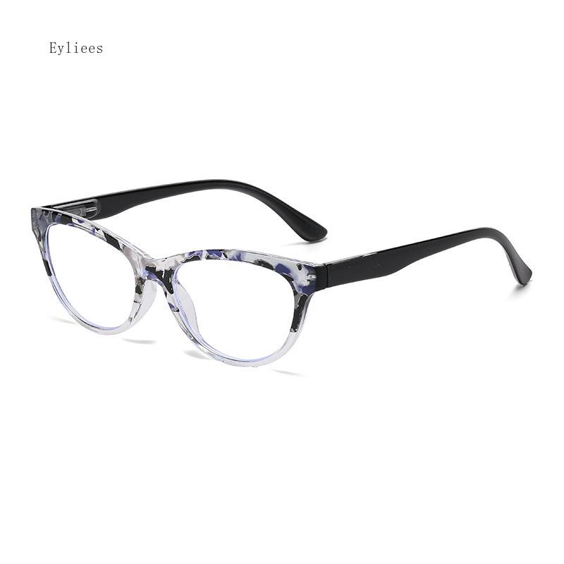 Female's Spectacles Trend Printed Frames Reading Spectacles Male Eye Protection Anti-Blue-Ray Presbyopia Eyeglasses +1.0~+4.0