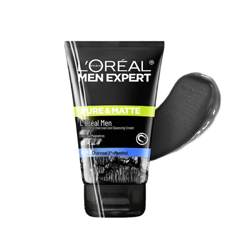 

L Oréal Men Expert Hydra Energetic Oil-Control Icy Charcoal Foam Cleanser