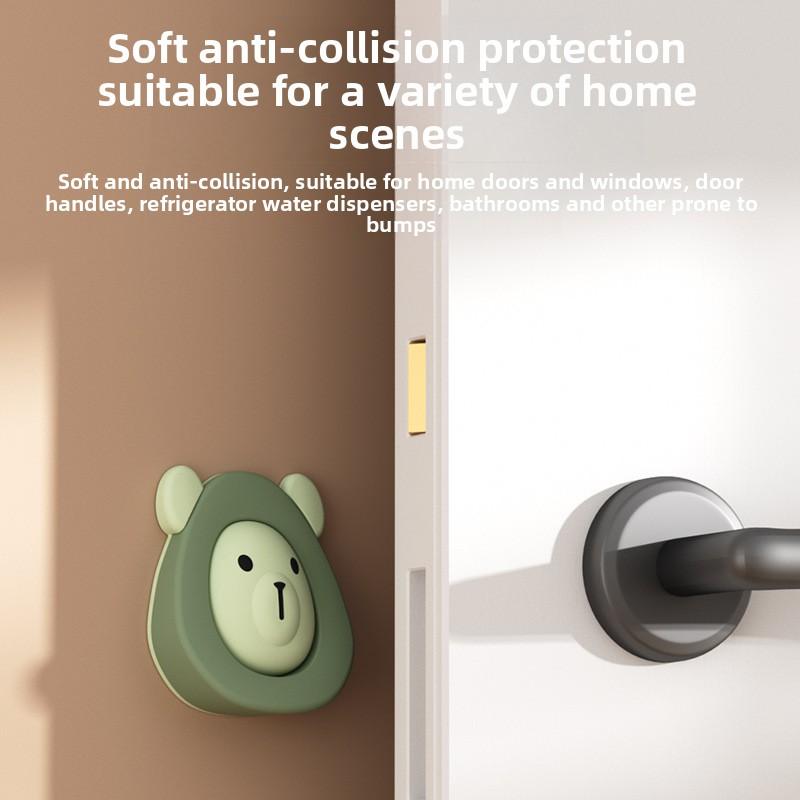 1PCS Silicone Door Stopper Windproof Door Stopper Anti-collision Door Blocker Door Card Fixed Door Plug Door Stopper Door Stopper