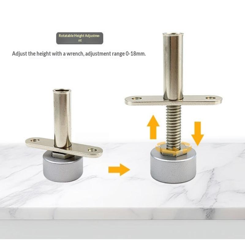 Adjustable Pivot Window Hinges Heavy-Duty Silent Rotation Mounting Hardware Anti-Rust Coating for Coastal Area Window Use
