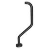 Practical Matte Black Replacement Shower Arm Wall Mounted Bathroom Accesspru for Enhances Shower Experience Daily Use
