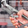 Multipurpose Locking Pliers Curved Jaw Parrot Needle Nose Locking Pliers for Welding Woodworking Metal Repair