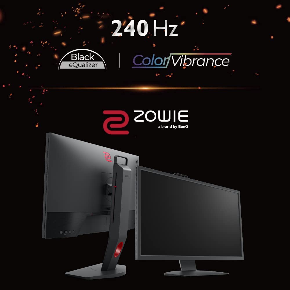 BenQ ZOWIE Gaming Monitor XL2540K inch 240Hz Full HD Fast response x 1 4 and height adjustment function 24.5 speed/Black eQualizer/Color
