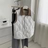 Removable Lapel Vest Women's Thickened Sheep Wool Quilted Vest Autumn and Winter New Layered Cotton Jacket