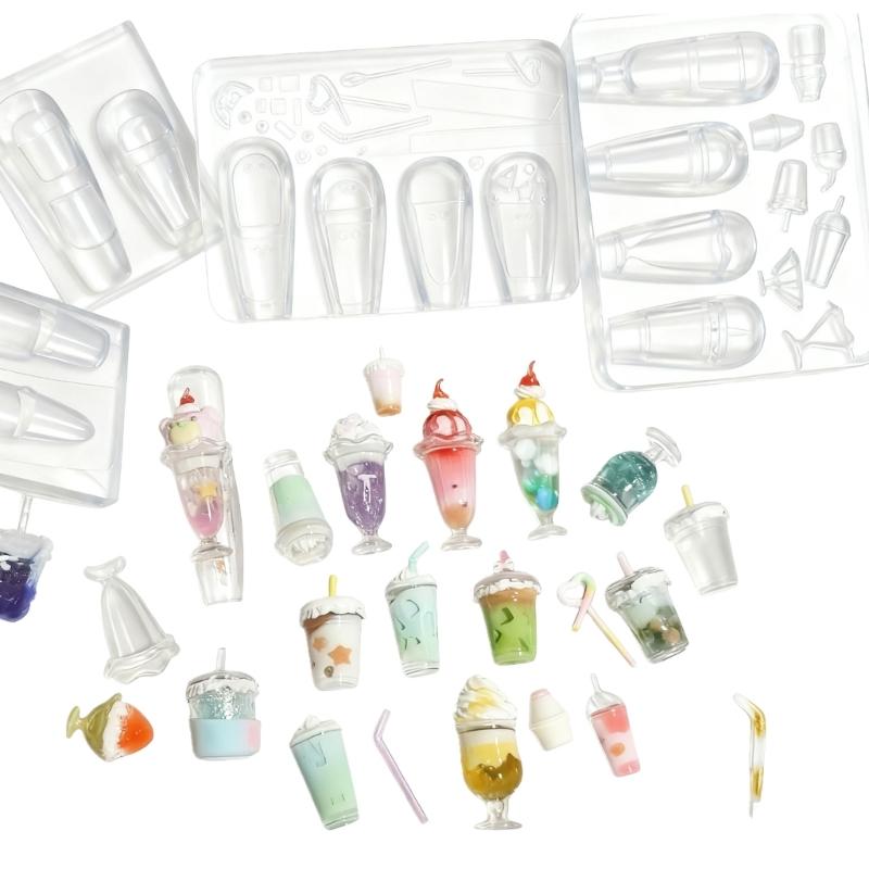

Dreamy Milk Teas Cup Silicone Nail Art Mold Professional Nail Technician Tools For DIY Crafts And Professional Use 1