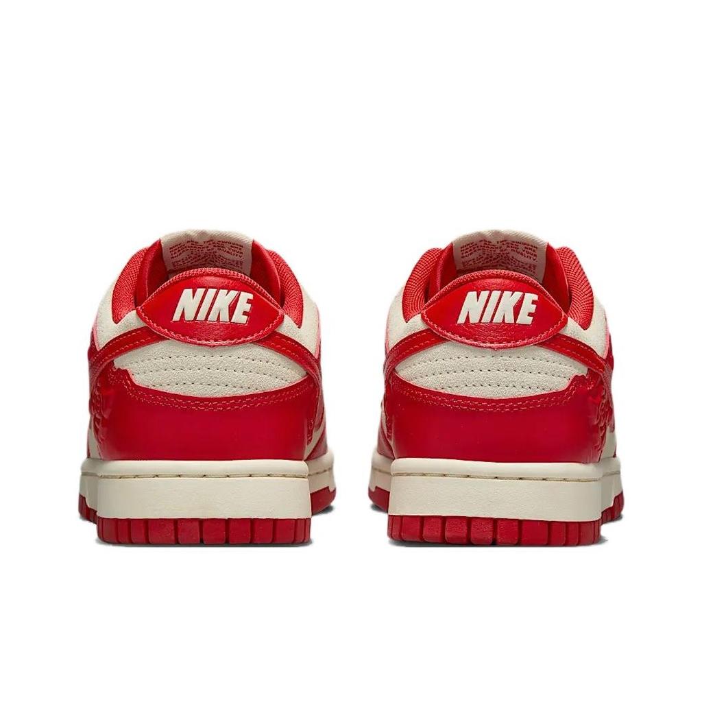 Nike Dunk Low Roses Women Sneakers Red Coconut-Milk University-Red HF1986-100