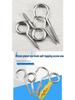 Nickel-Plated Self-Tapping Eyelet Hook Screw