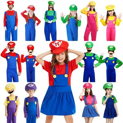 Helovīna kostīmi, Kostīmi Karikatūras Anime Bērniem Mario Kostīmi Svētku Super Marija Kostīmi