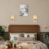 2Pieces Bohemian Wall Shelf Floating Shelves Decorative Storage Display Rack Hanging Shelf for Bathroom Bedroom Decors