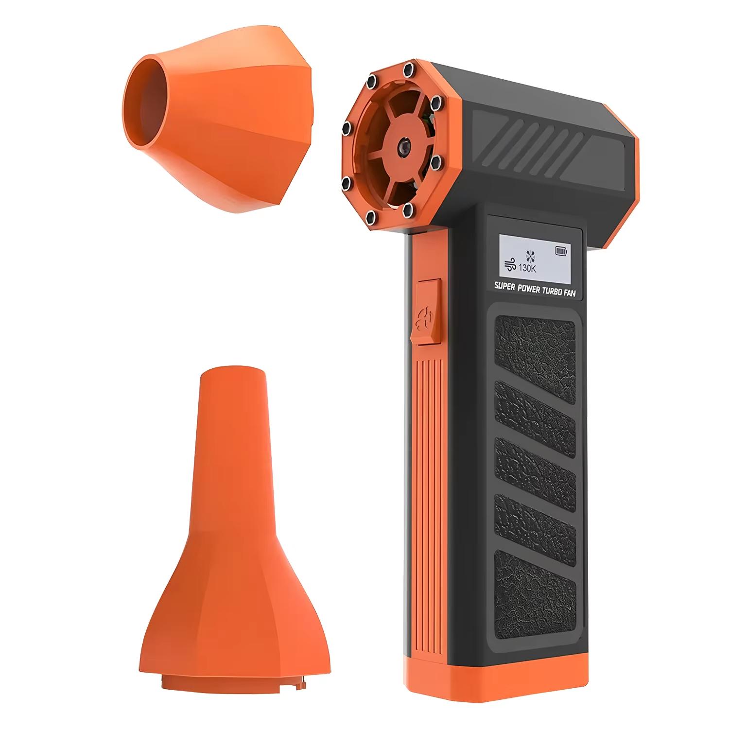 300000 об/мин Портативный электрический воздуходув Турбовентилятор Бесщеточный двигатель Высокоскоростной Мини Турбовентилятор Регулируемый ветер Мощный воздуходув