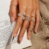 Unisex Index Finger Open Ring Cross-border Fashion Zircon Niche High-end Versatile Temperament Jewelry For Daily Matching
