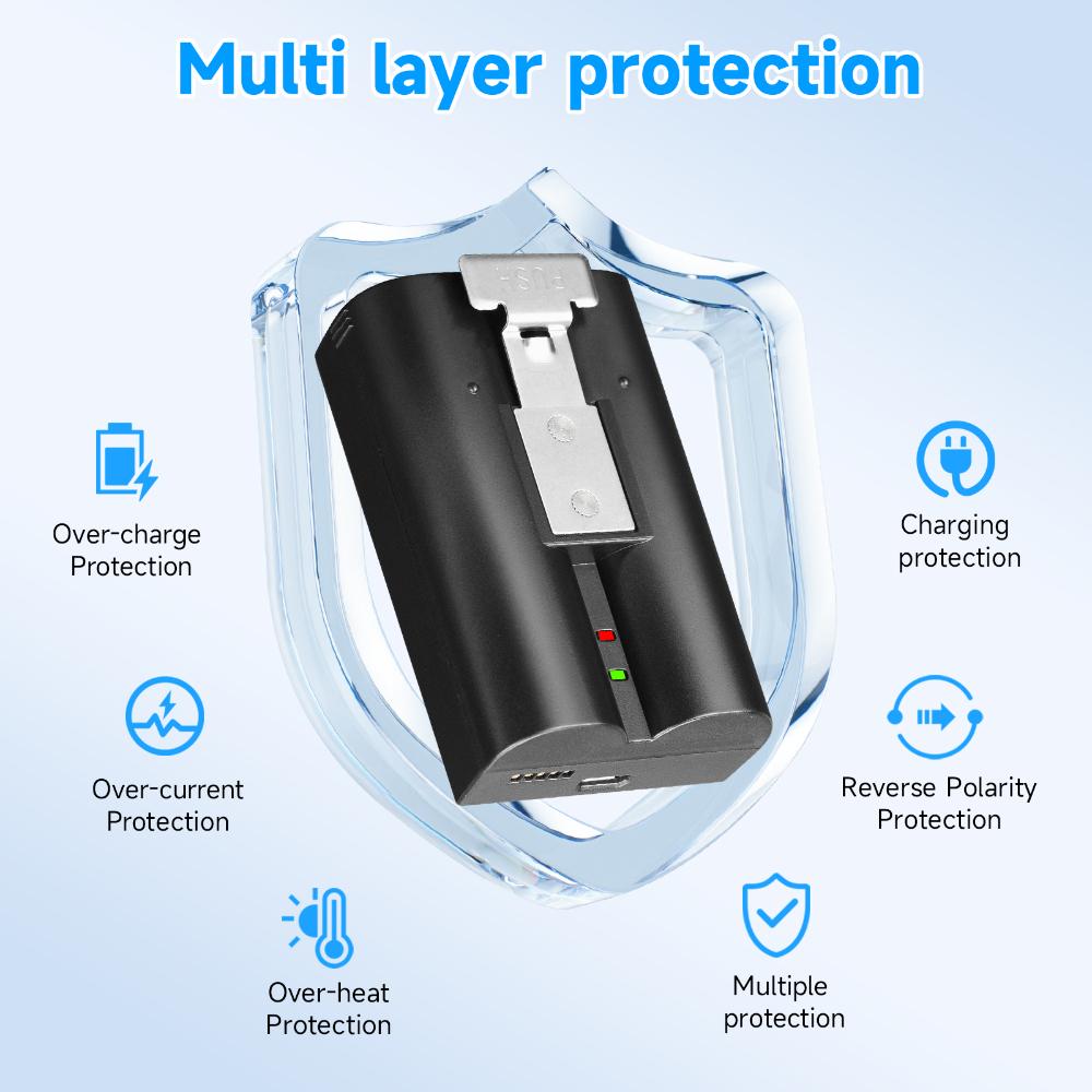 7000mAh High Capacity For Ring Video Doorbell V4 Battery 3.65V Li-ion Battery Compatible with Ring Video Doorbell 1/2/3/3 Plus