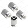 4 Stück/Set Für Ibiza Leon ATECA Tavascan Arona Born Ateca Tarraco Terramar LOGO Abzeichen Auto Rad Reifen Ventilkappen Reifenventilschäfte