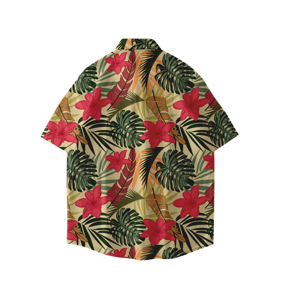 Thailand Yunnan Wasserspritzfest Hawaiihemd & Schnelltrocknende Shorts Set - Unisex Sommer Strandbekleidung