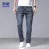 ROMON Men's 882 Loose Straight-Leg Stretch Jeans