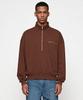 Deoseutoli Nellie Quarter Zip-Up (Brown)