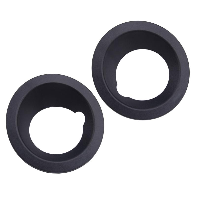 2pcs Left & Right Side Front Bumper Fog Light Lamp Ring Cover Frame Fit For BMW X3 E83 Before Facelift 2004 2005 2006