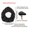 1/2/3pcs Waterproof Bicycle Seat Shade Bike Cushion Protective Rain Elastic Dust Resistant Uv Protector Outdoor Bike Accessories