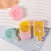 Geometry Flower Ornament Mold DIY Keychain Pendant Jewelry for Keychain Decor