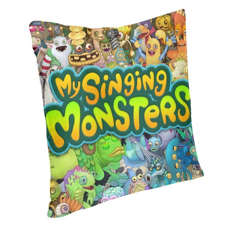 My Singing Monsters Throw Potahy na polštáře Dekorace do obývacího pokoje Severské dobrodružství Videohra Venkovní polštáře Čtvercový povlak na polštář