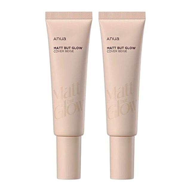 Anua - Matt But Glow Cover Beige Bundle Set 2 pcs