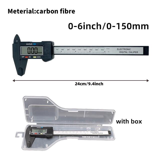 Metal Caliper Digital Pachometer Professional Vernier Caliber Measuring Tools  Thickness Gauge Depth Electronic Ruler