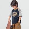 Boys' American Print Colorblock Raglan T-shirt