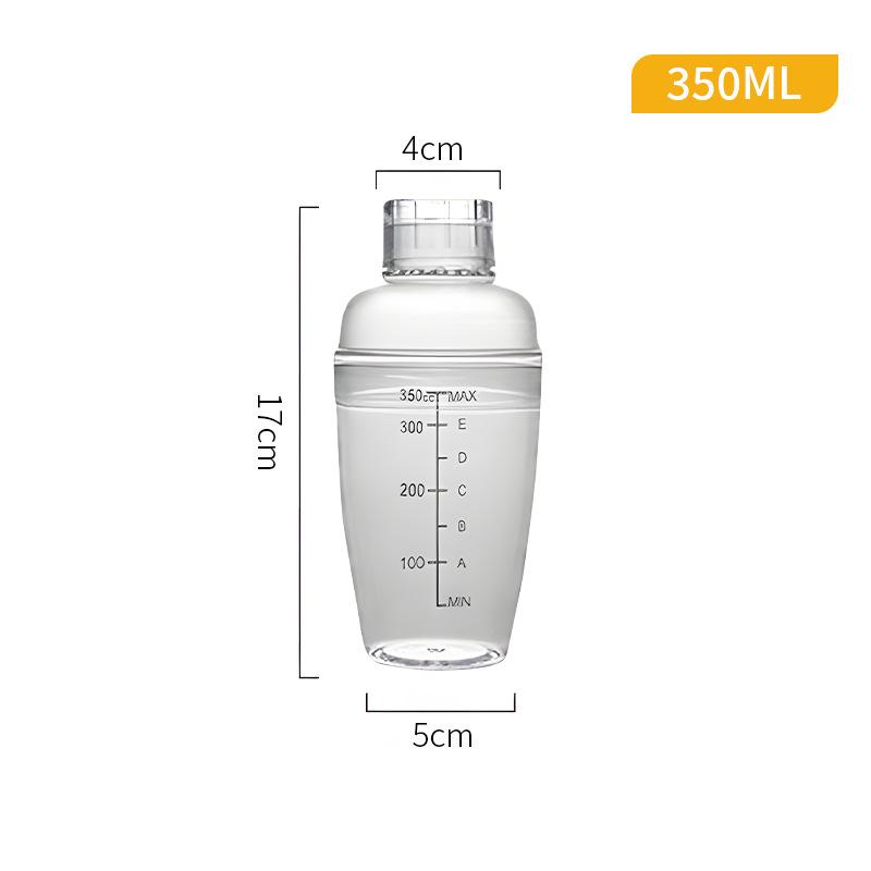 

Чашка-шейкер Шейкер Градуированный шейкер Чашка для ручного взбивания Чашка с лимоном Набор инструментов Снежный чай с молоком Магазин ручного шейкера Шейкер для сока Горшок 350ml прозрачный