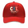 Playful Cat Mom Letter Silhouette Sandwich Baseball Cap Sun Cap Outdoor Workouts Hat