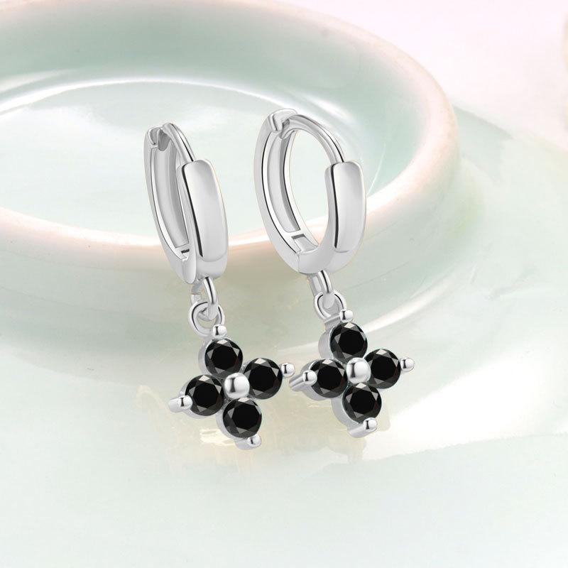 Trendy Geometric Floral Zircon Ear Cuffs Multi Cubic Zirconia Elegant Earrings For Women Fashion Jewelry