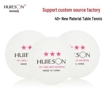 Bolas de Treino de Tênis de Mesa Hui Sheng ABS40+ – Alta Elasticidade e Durabilidade
