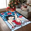 [1pc Betty Boop Office Chair Carpet] Digital Printed Area Rug for Home & Game Room Use, Soft Indoor Sofa Chair Mat