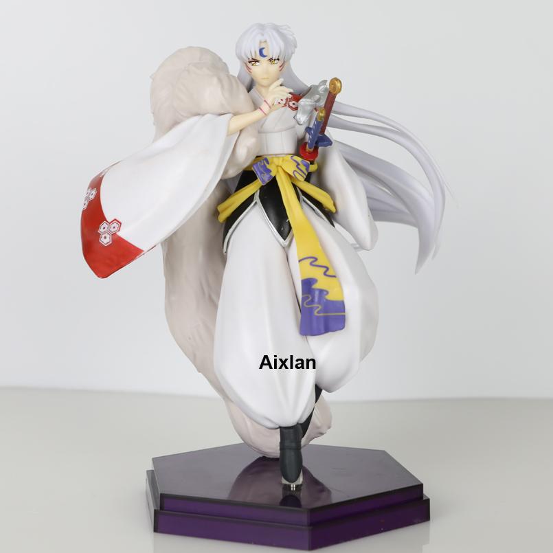 20cm Anime Inuyasha Figure Inuyasha Kikyō Sesshoumaru Higurashi Kagome PVC Action Figure Model Toys Collectible Model Toy Gift