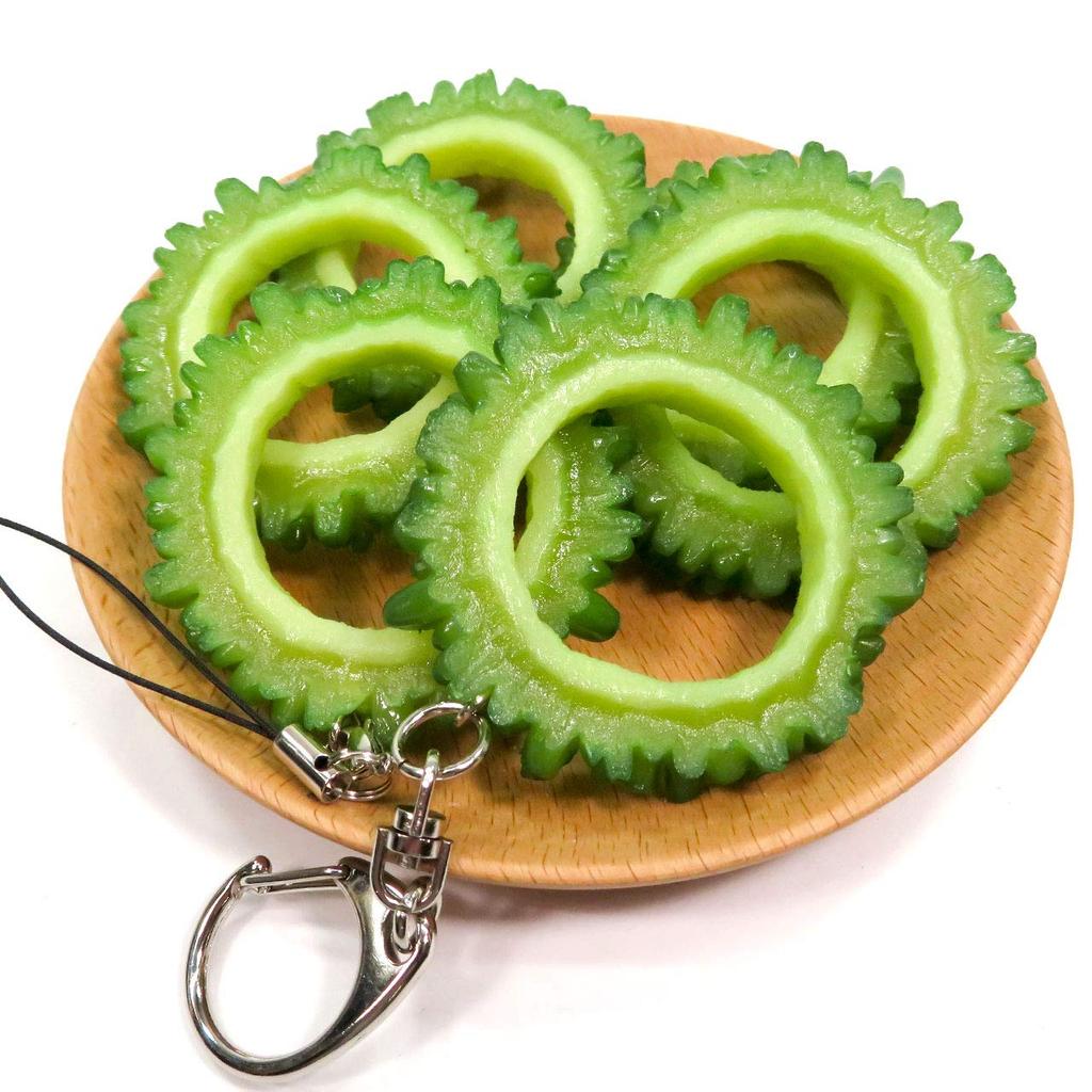 Food Sample Strap Bitter Melon that looks like it could be eaten 244OS -