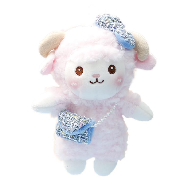 Plush Sheep Keychain Cute Animal Doll For Girls And Boys Backpack Decor