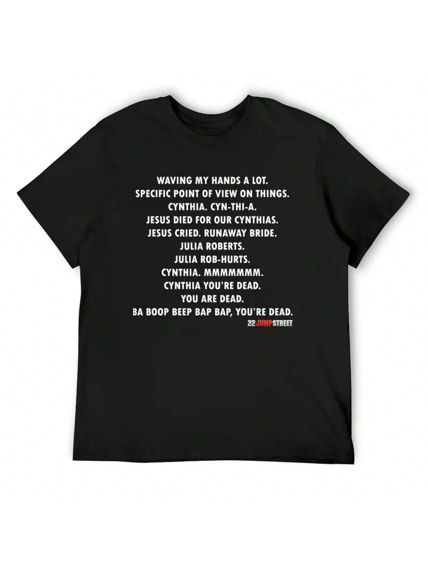 22 Jump Street Slam Poetry T-Shirt Aesthetic Clothes Clothing Heavyweights Plus Sizes Plus Size Clothing S разноцветный