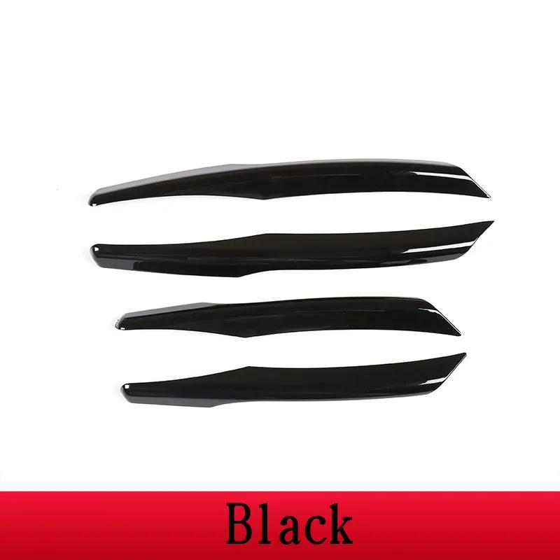 ABS Black Car Rose Gold Front Fog Lamp Frame Trim Exterior Decoration Accessories For Land Rover Range Rover Evoque L551 -20