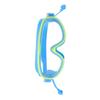 Kids Swimming Goggles Large Frame Waterproof Non Fog HD Swim Supplies with Nose Clip Light Blue