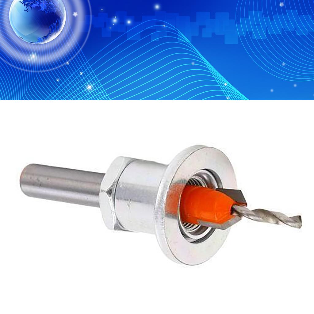 Wood Countersink Drill Bit 2.8mm Diameter 10mm Sink Hole Adjustable Depth Countersink Drill Bit for Wooodworking