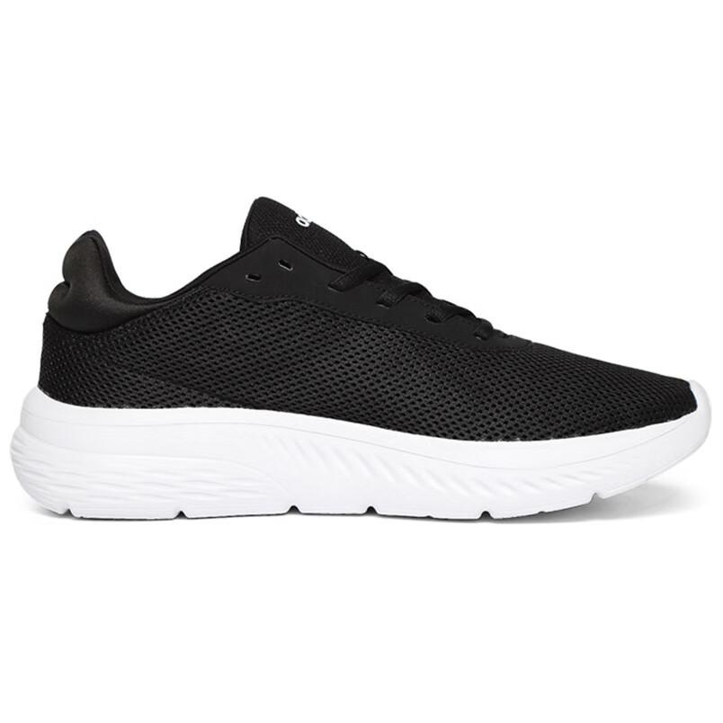 adidas Cloudfoam Fashion Cómodo Antideslizante Duradero Transpirable Zapatillas de Running de Caña Baja para Hombre Zapatillas Deportivas Negro Blanco IH2973